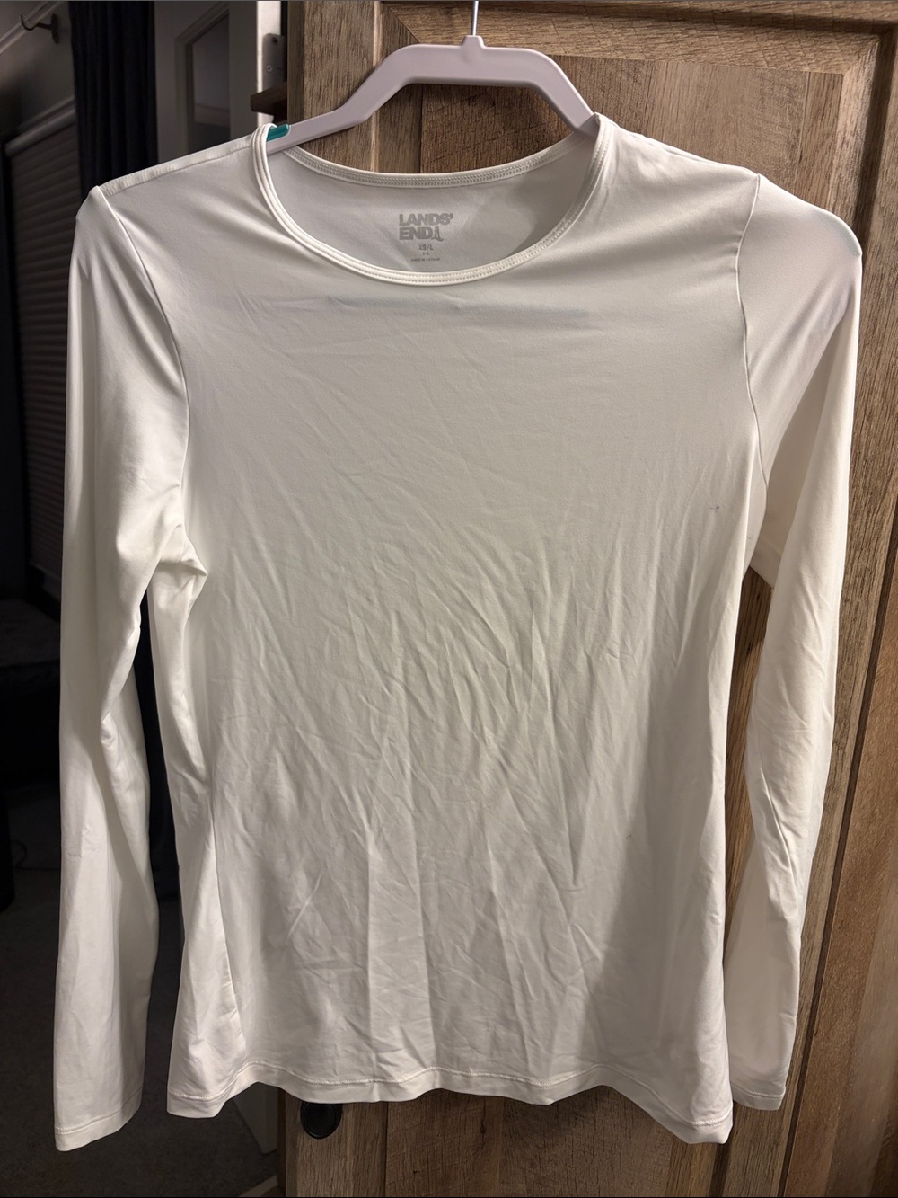 Lands' End XS Women's Long-Sleeve Crew Neck Rashguard Swim Top 2-4